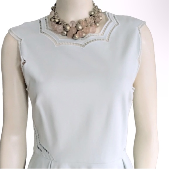 NWOT Ted Baker London Cammey Embroidered Skater Dress Size 1 MSRP $315 - Picture 7 of 10